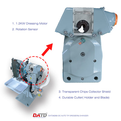 DATD8268-DC Auto Tip Dresser& Changer 2-in-1 Set